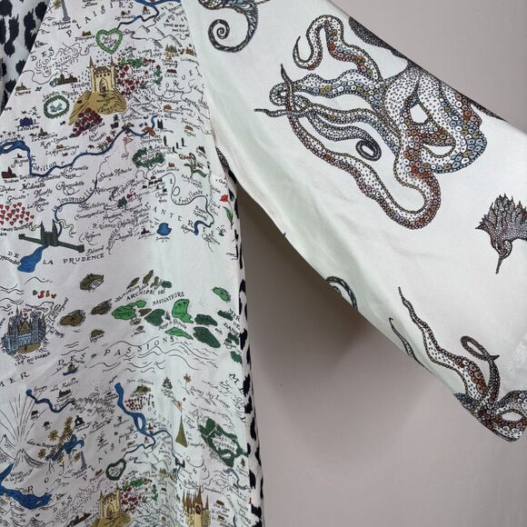 La Prestic Ouiston Silk Printed Shift Dress - Picture 7 of 7